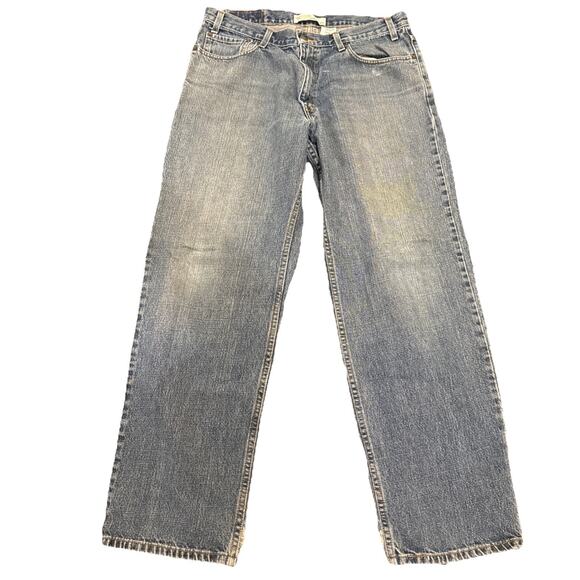 Strauss Other - Levis Strauss Signature Jeans Mens 36x32 Blue Denim Relaxed Fit Straight Leg